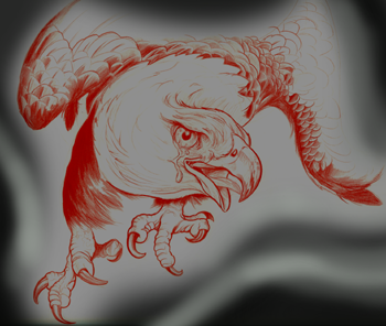 Tattoos - LANDING EAGLE ! - 21880